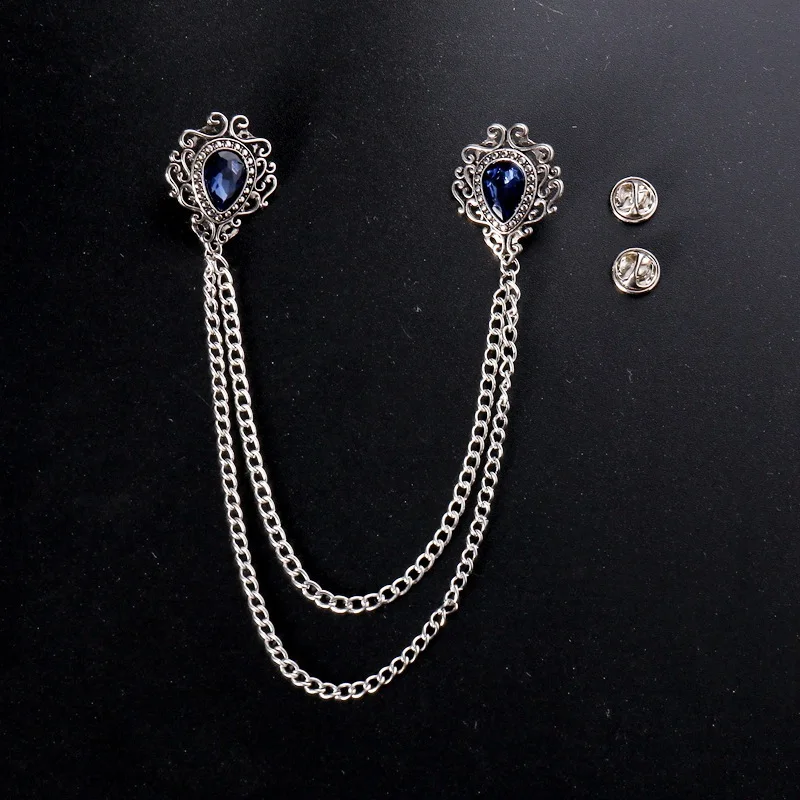Wedding Decoration Supply - Elegant Vintage Alloy Rhinestone Large Brooch