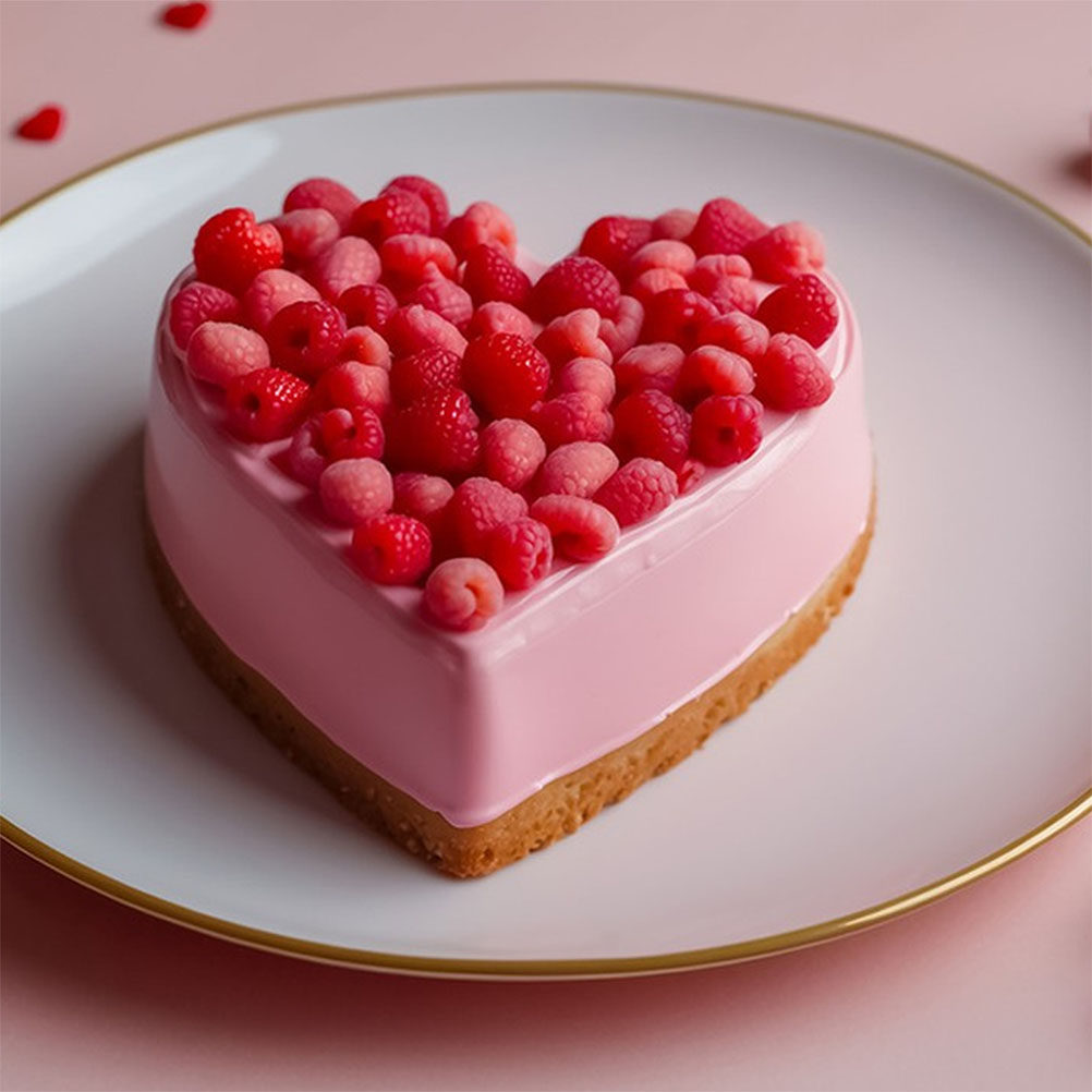 Wedding Decoration Supply - 4Pcs Heart Foam Cake Dummy Cake