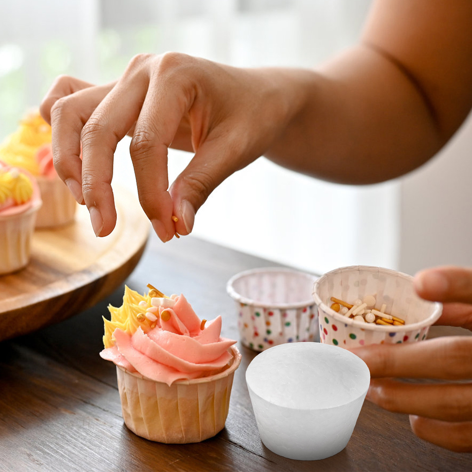 20Pcs Cake DIY Cupcake Foams S - đánh giá và giá Wedding Decoration Supply