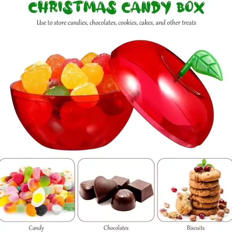 5/10pcs Apple Containers Snow  - đánh giá và giá Wedding Favor Box