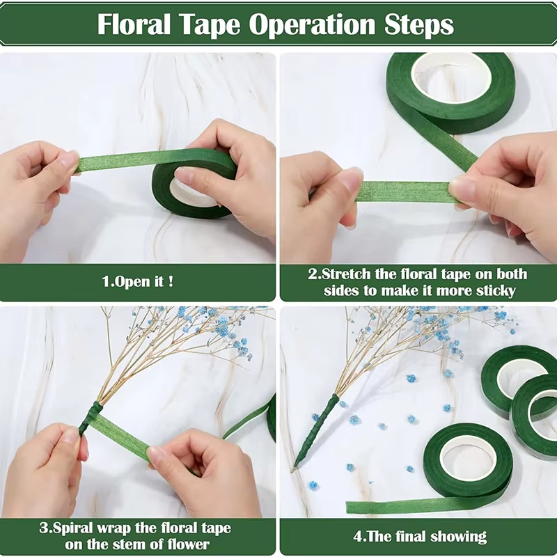 20Yards Green Bouquet Floral T - đánh giá và giá Wedding Decoration Supply