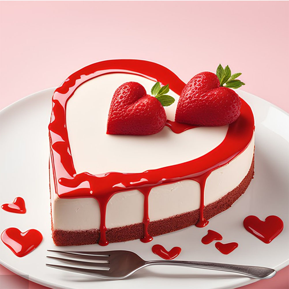 4Pcs Heart Foam Cake Dummy Cak - đánh giá và giá Wedding Decoration Supply