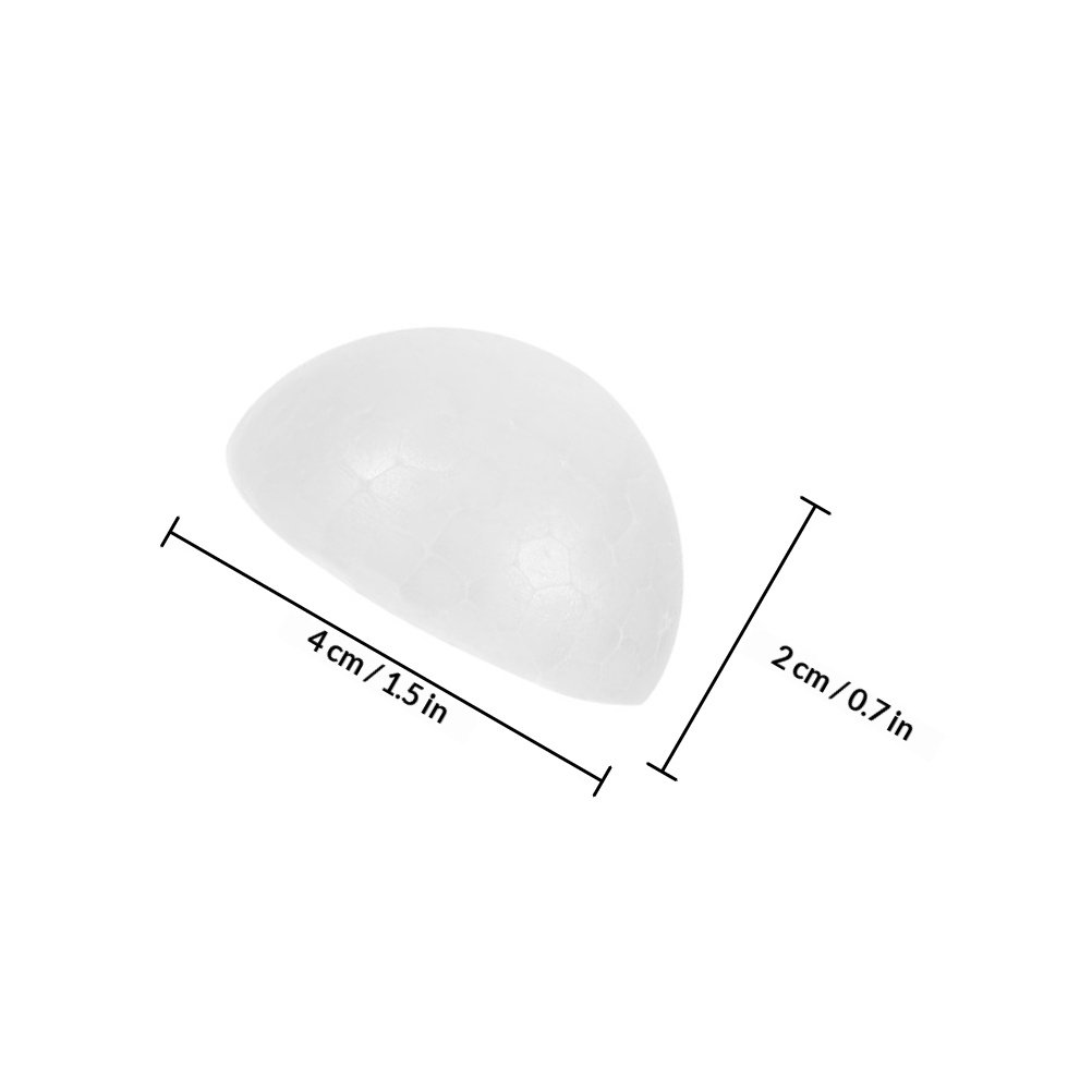 100Pcs White Hemispherical Foa - đánh giá và giá Wedding Decoration Supply