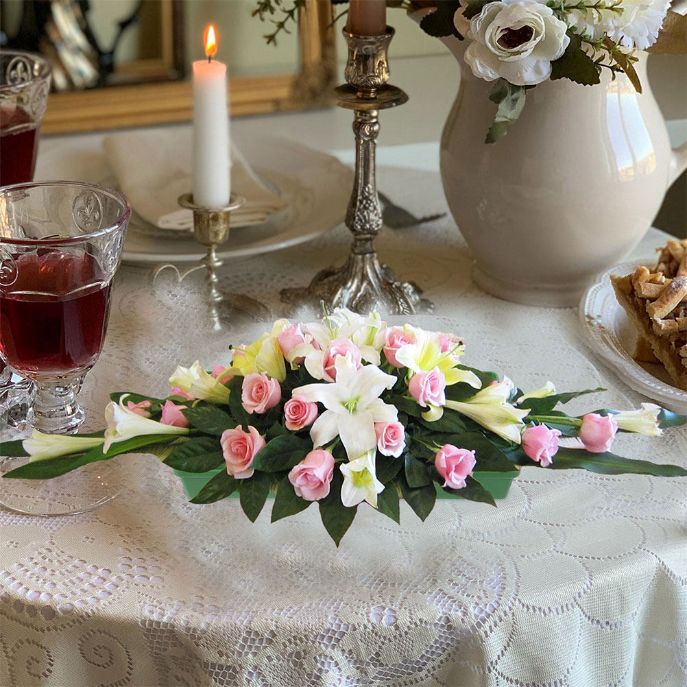 6Pcs Plastic Flower Mud Tray F - đánh giá và giá Wedding Decoration Supply