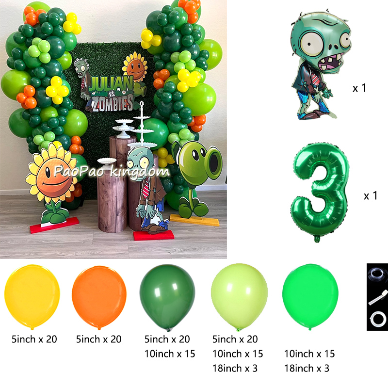 Plants Vs. Z-Zombies Balloons  - đánh giá và giá Wedding Z