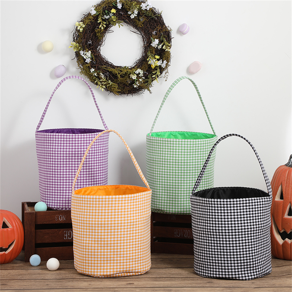 Plaid Halloween Baskets Trick  - đánh giá và giá Wedding Hampers