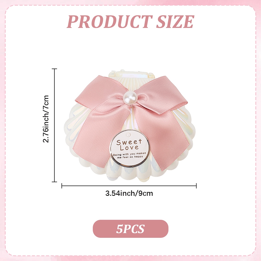 5Pcs Shell Shaped Plastic Boxe - đánh giá và giá Wedding Favor Box
