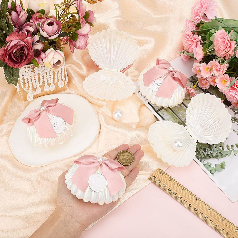 5Pcs Shell Shaped Plastic Boxe - đánh giá và giá Wedding Favor Box
