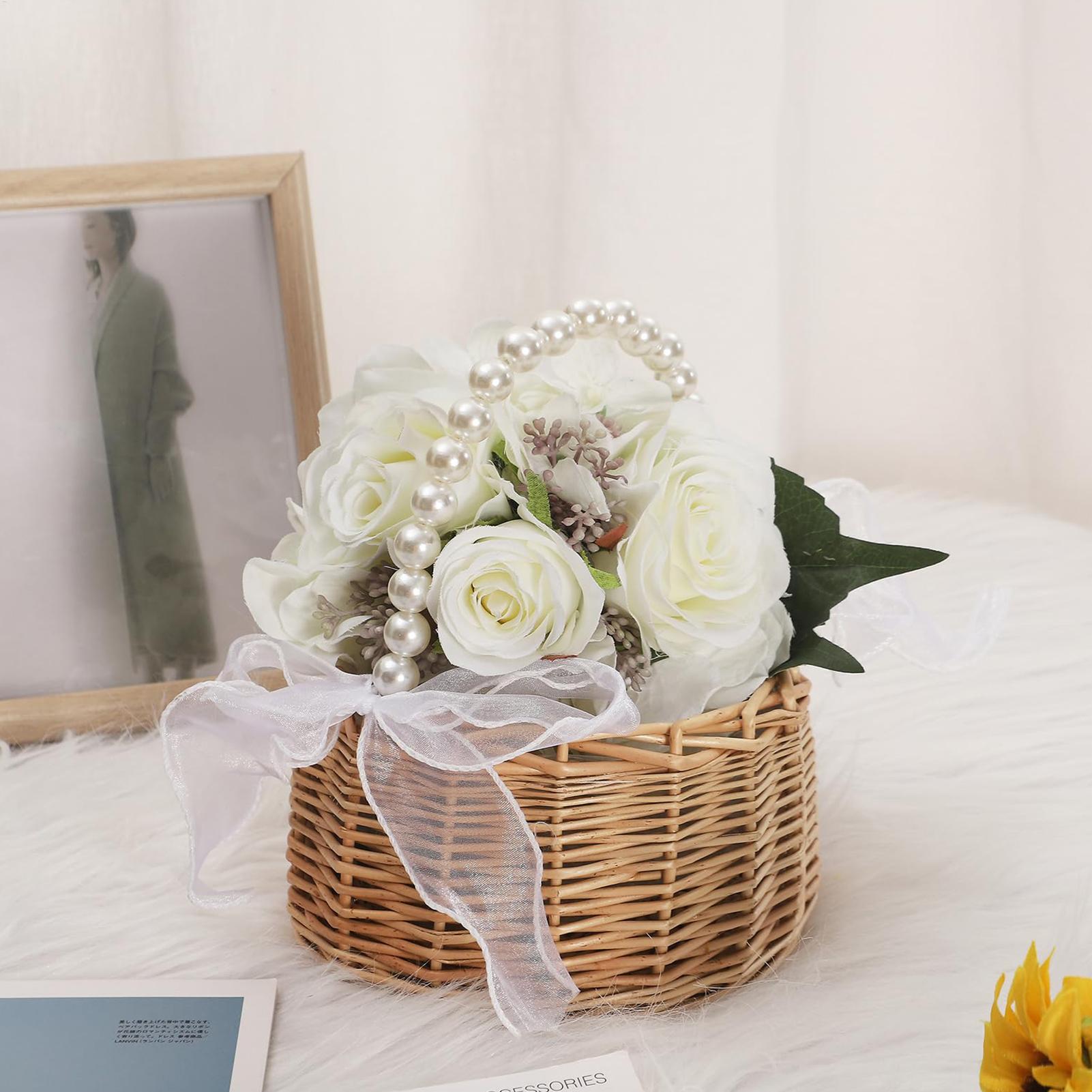 One wicker rattan flower child - đánh giá và giá Wedding Hampers