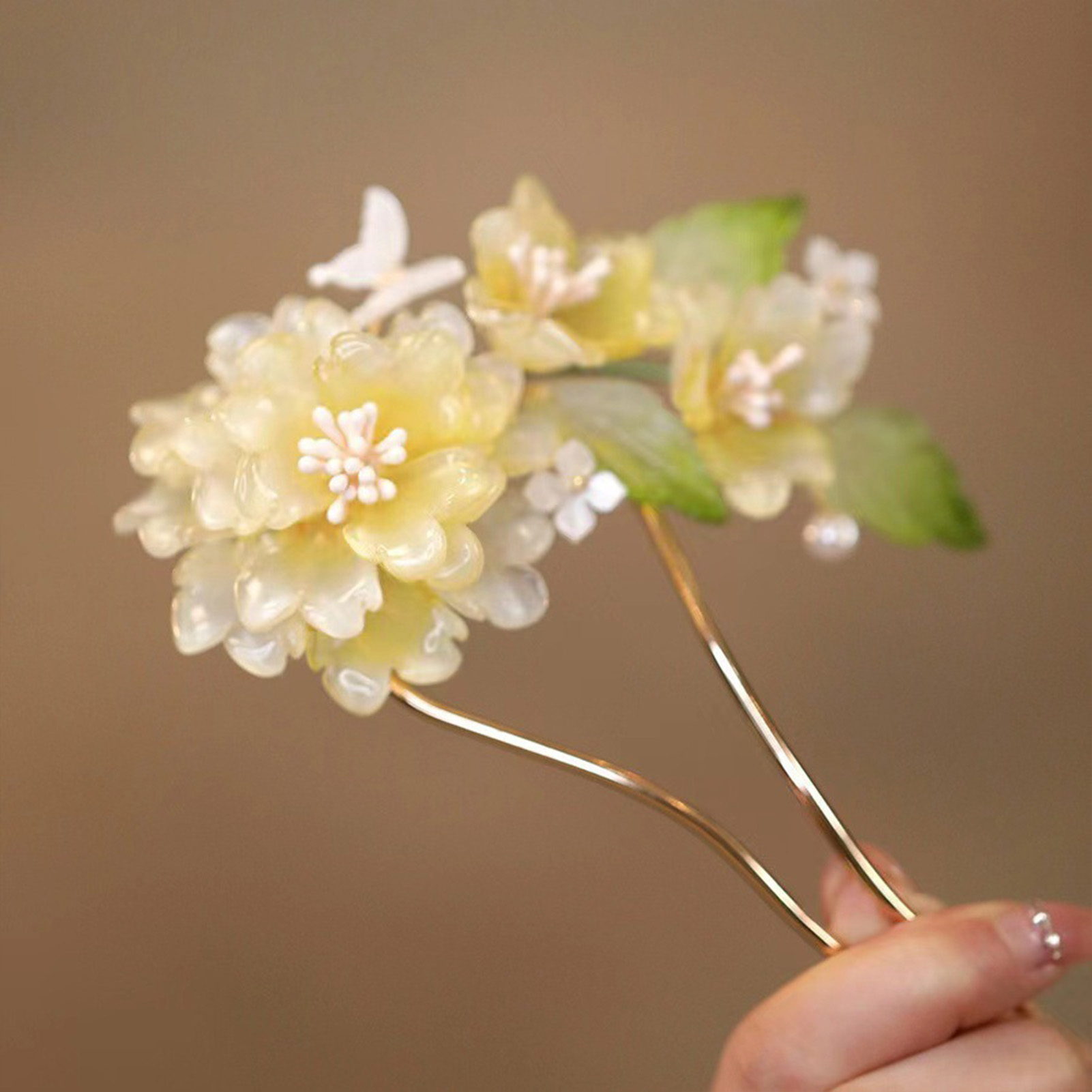 Flower U-shaped Hairpin Chines - đánh giá và giá Wedding Supply Store