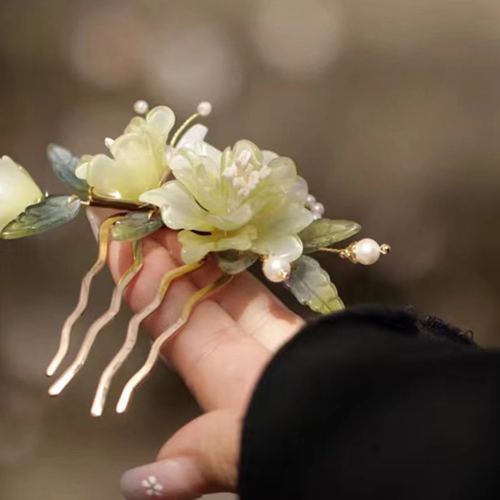 Flower U-shaped Hairpin Chines - đánh giá và giá Wedding Supply Store