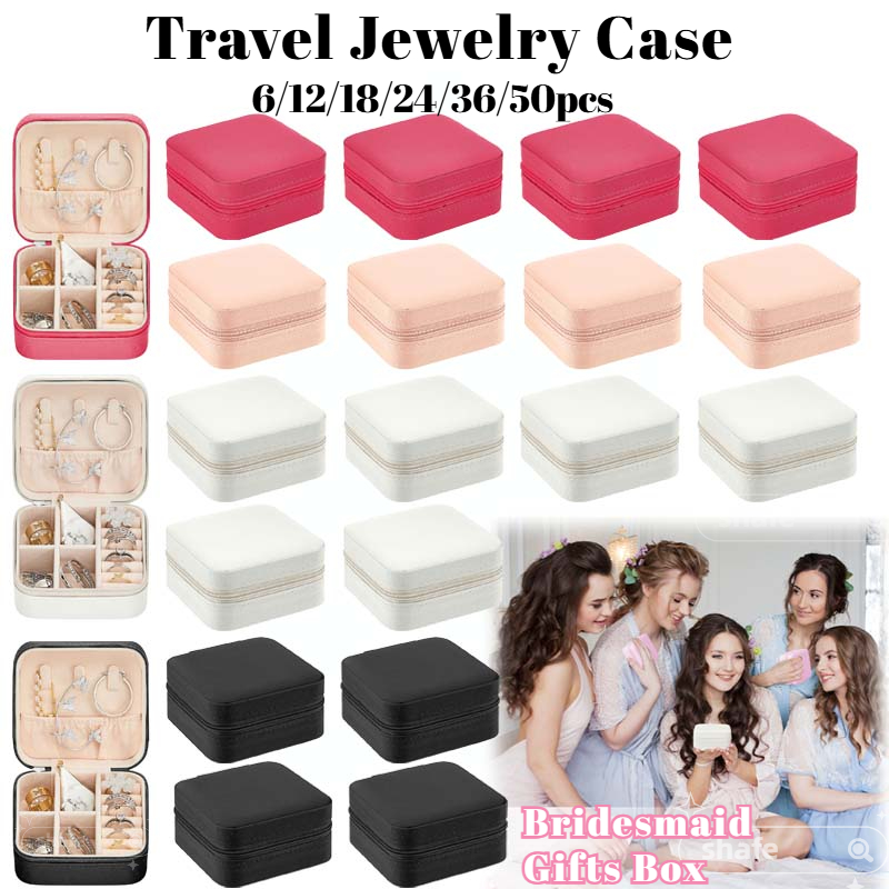 6-50pcs Travel Jewelry Case Br - đánh giá và giá Wedding Favor Box