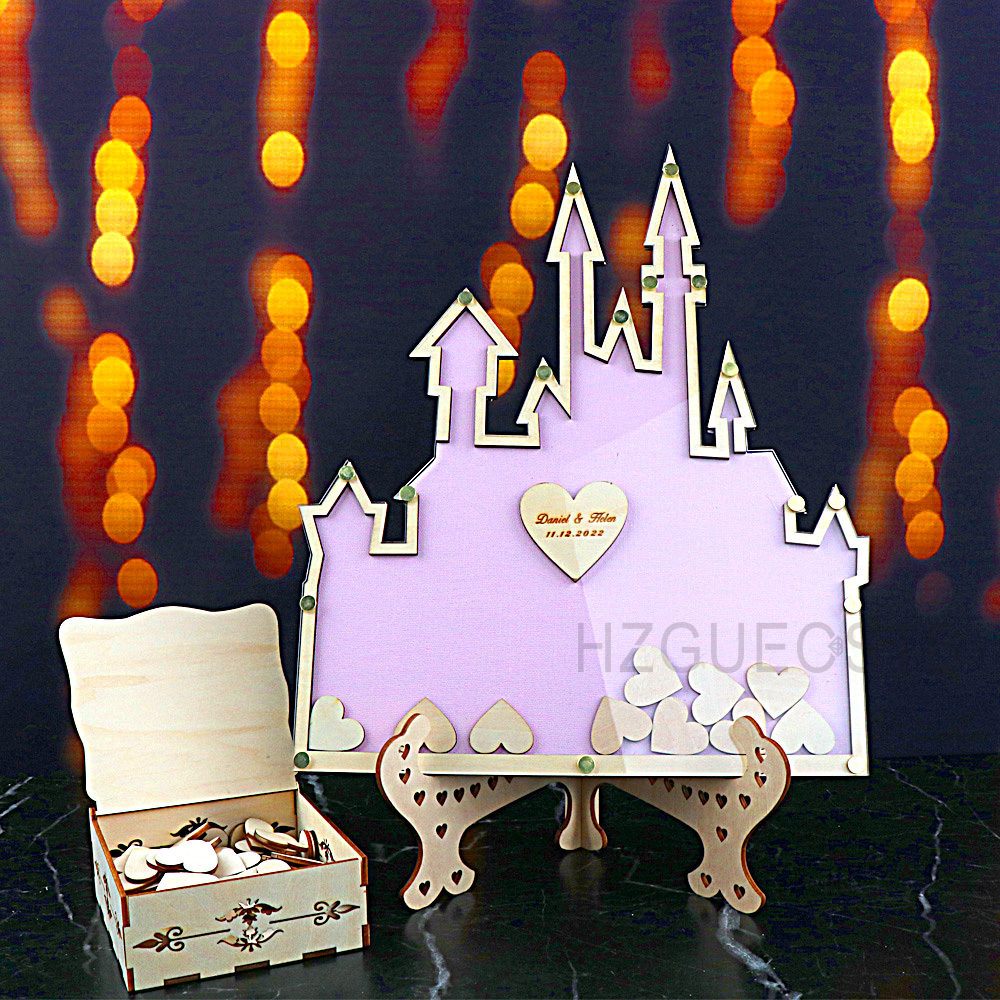 Cá Tính Lâu Đài Khách Sách Cướ - đánh giá và giá Wedding Favor Box
