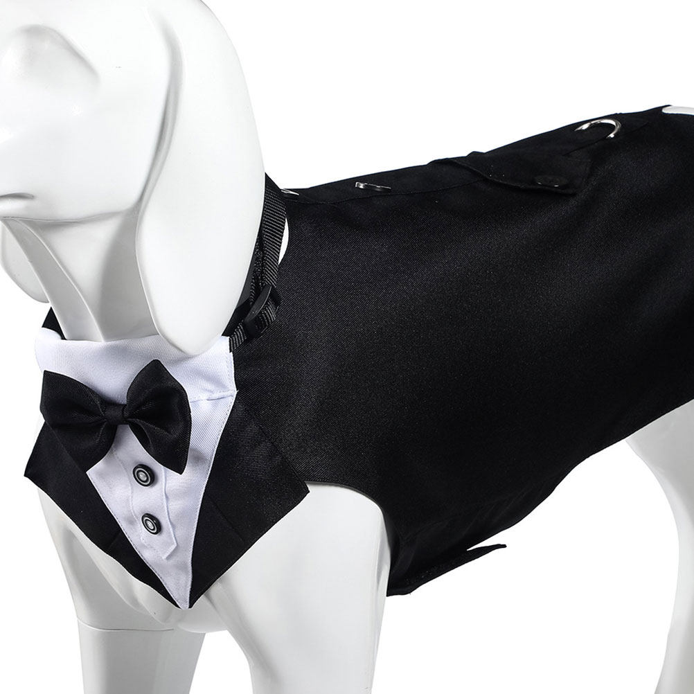 1Set Dog Suit and Bandana Dog  - đánh giá và giá Suitsupply Wedding Tuxedo