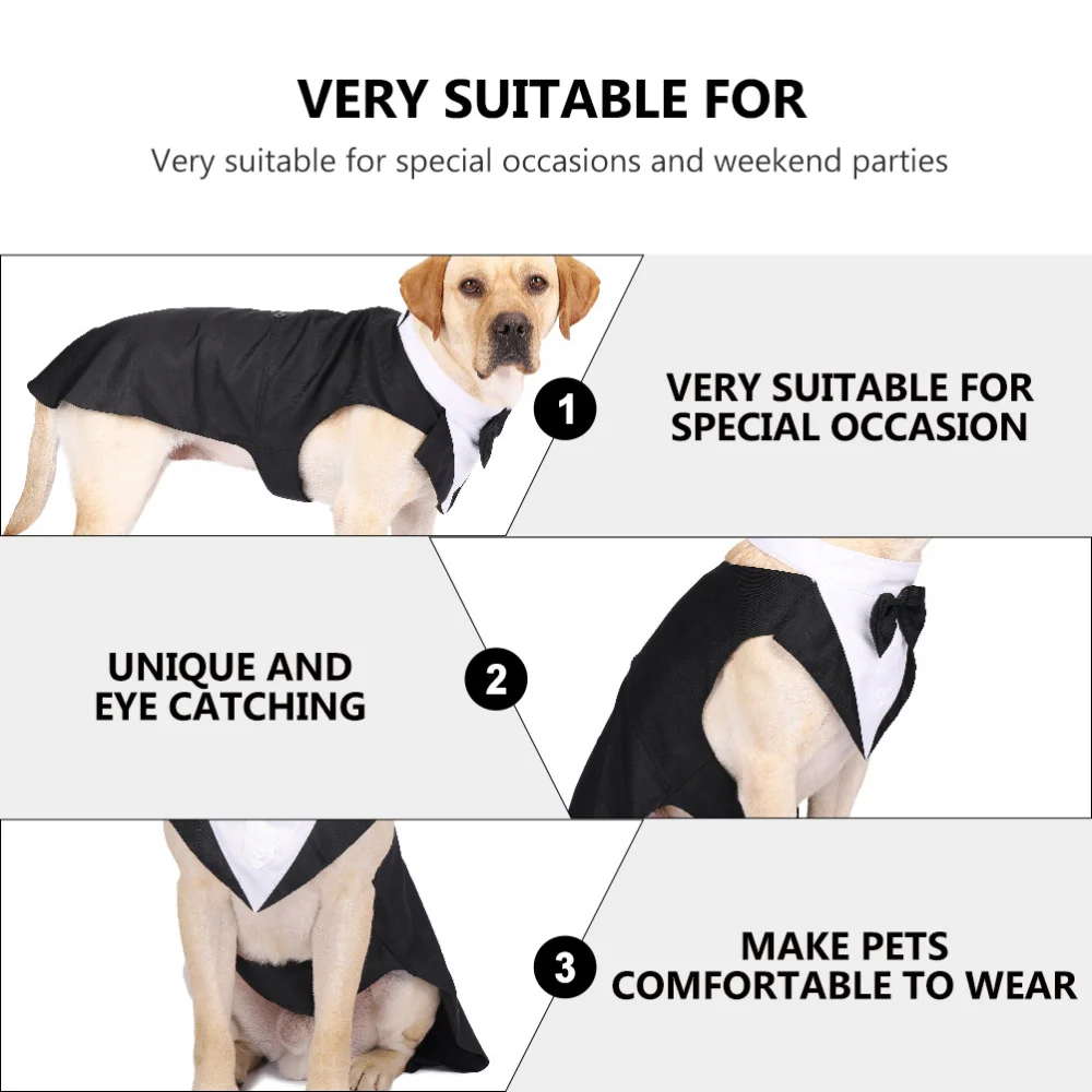 Pet Dog Clothes Fashion Party  - đánh giá và giá Suitsupply Wedding Tuxedo