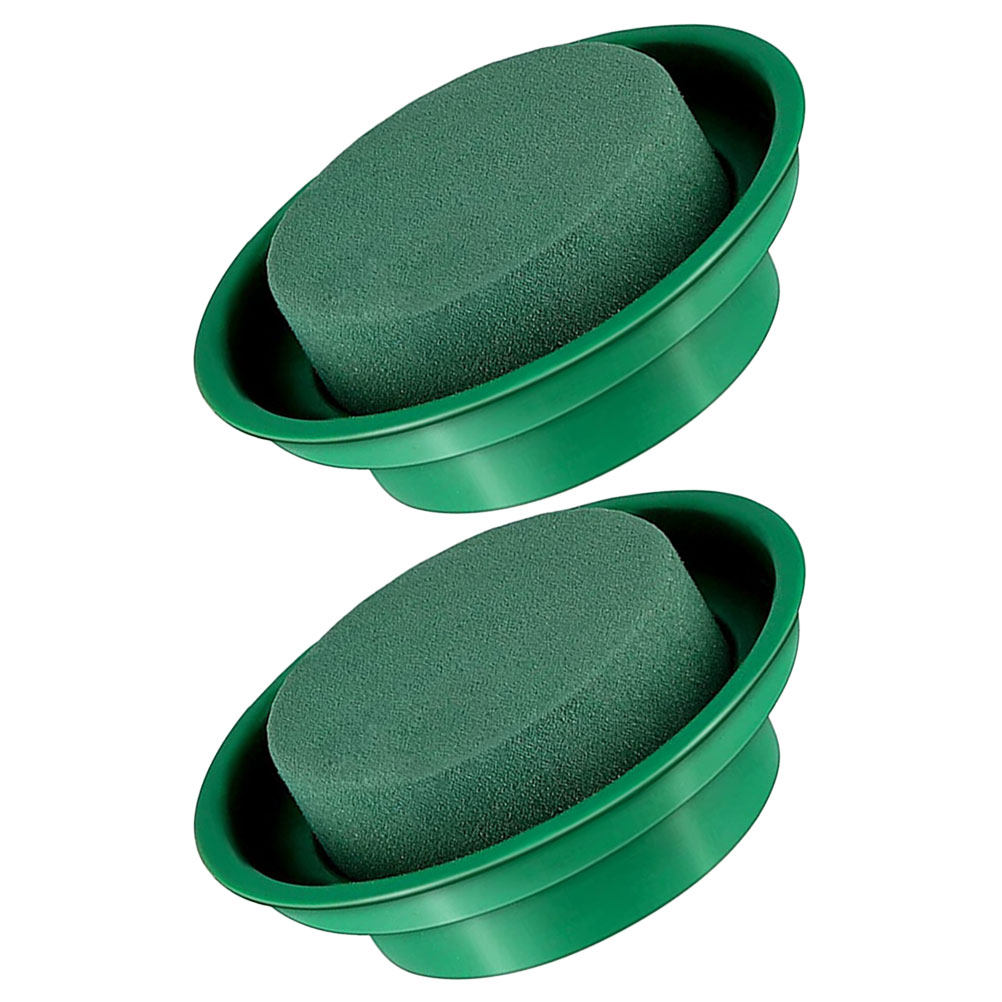2Pcs Round Floral Mud Floral A - đánh giá và giá Wedding Decoration Supply