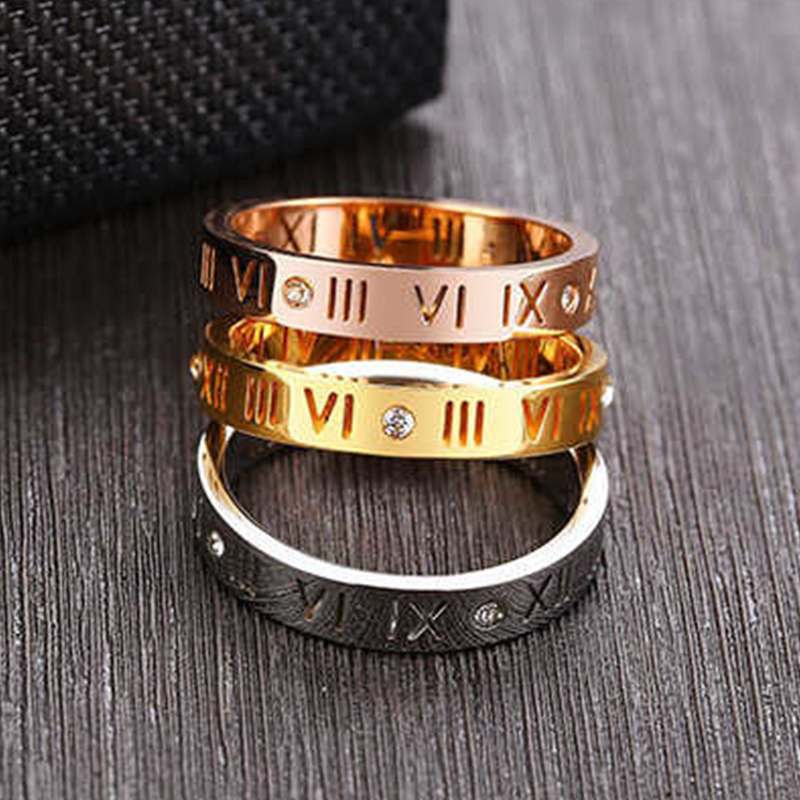 Hollow Roman Numeral Ring Stai - đánh giá và giá Wedding Z